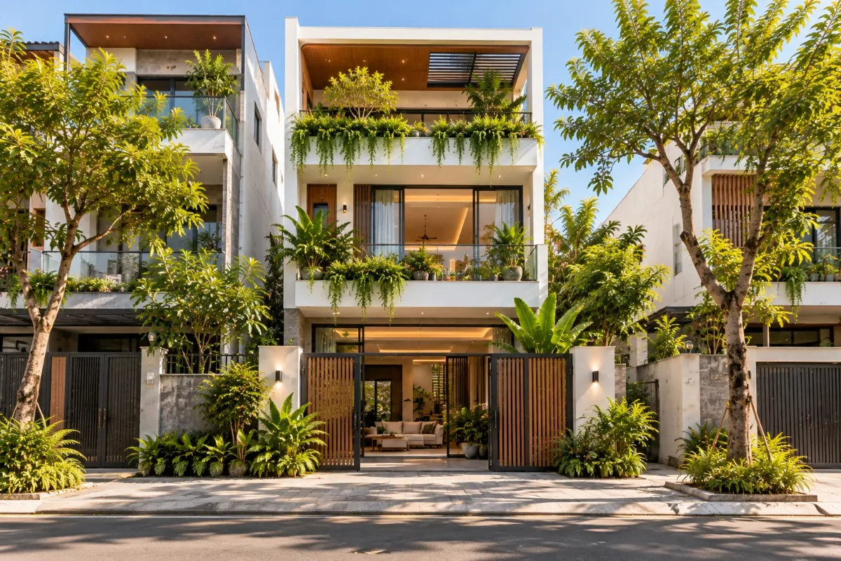 Nhà phố hiện đại 3 tầng – Nhà Việt Xanh